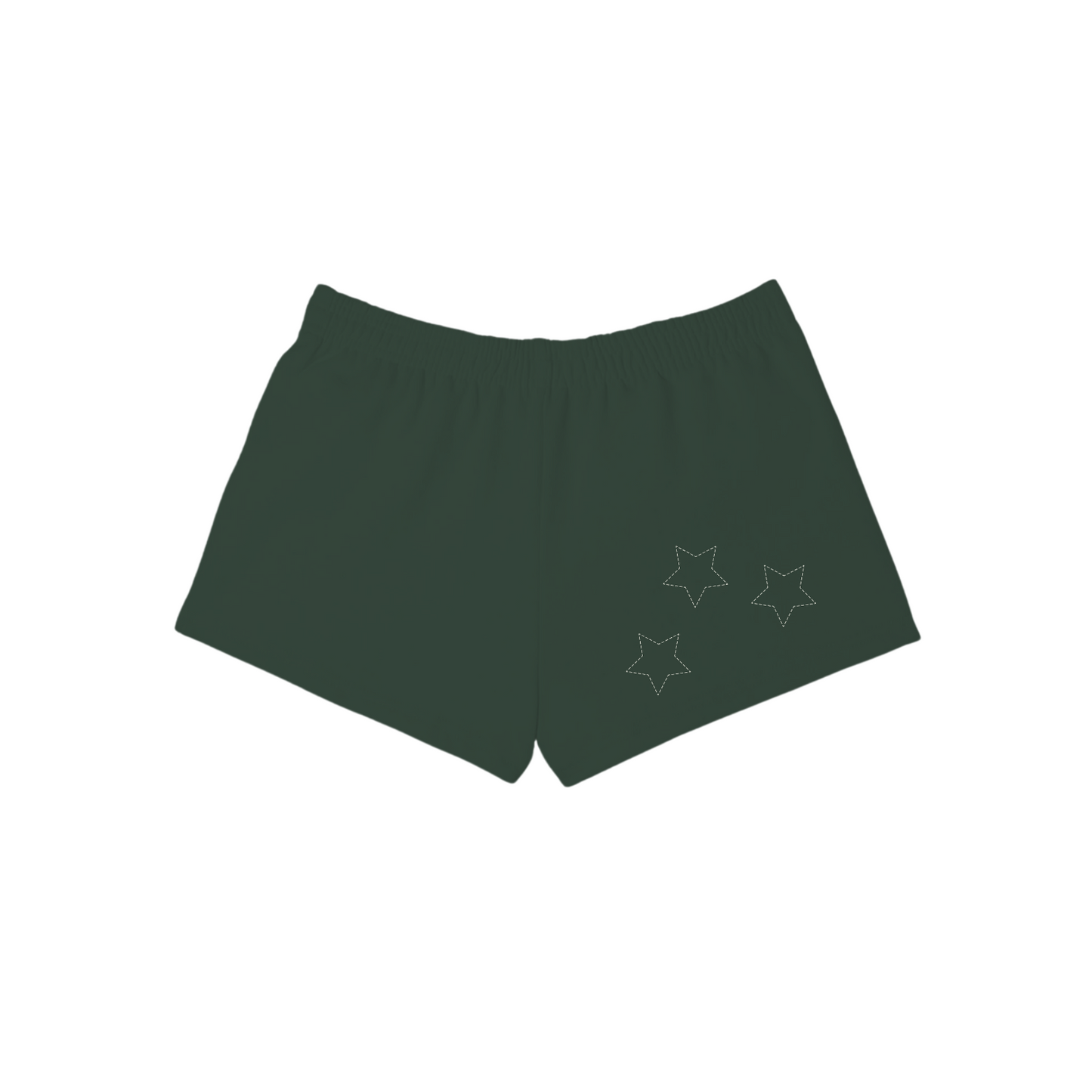 Syracuse Alpha Phi - Teddy Bear Hoodie / Sweatshorts Set (Forest Green)