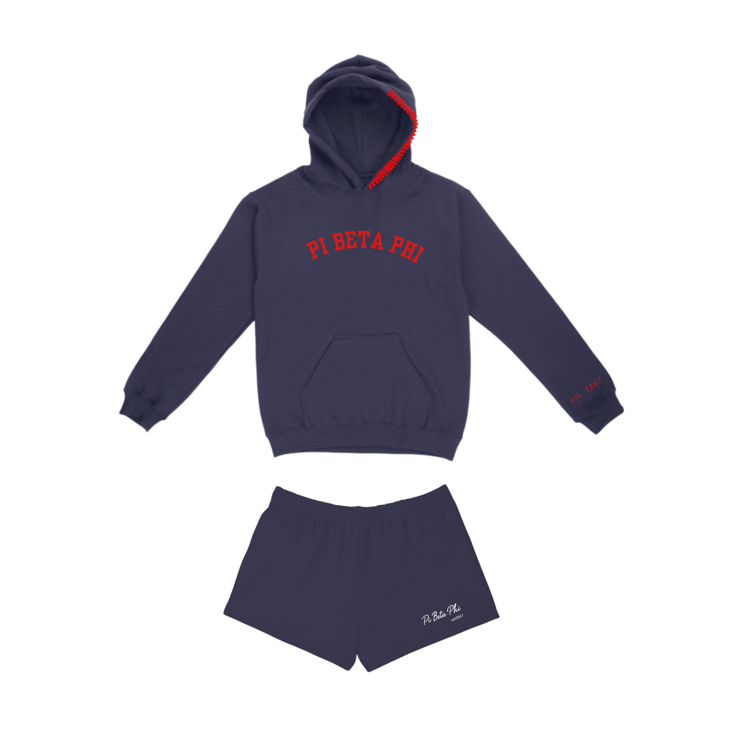 Hoodie / Sweatshorts Set