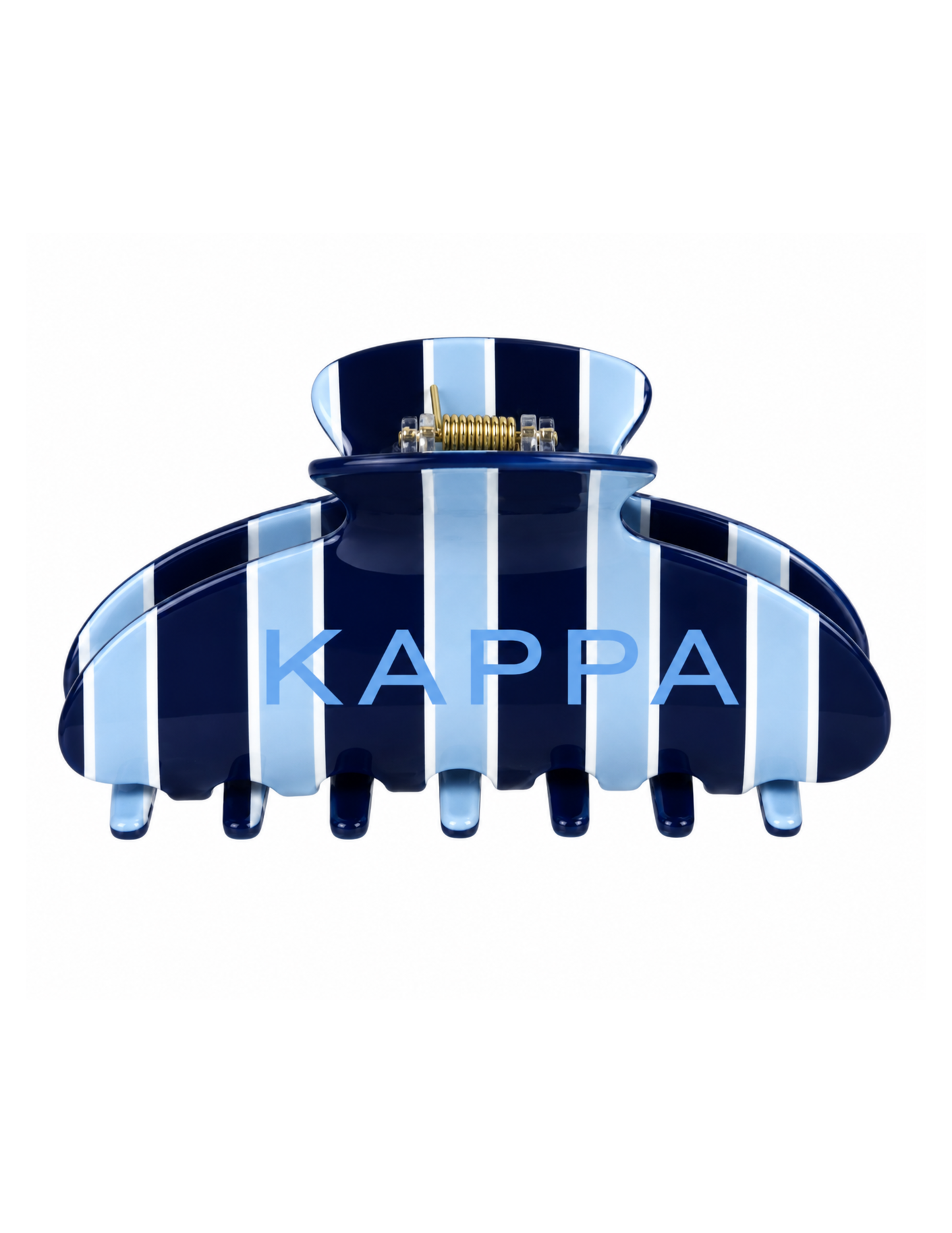Claw Clip - Navy and Blue