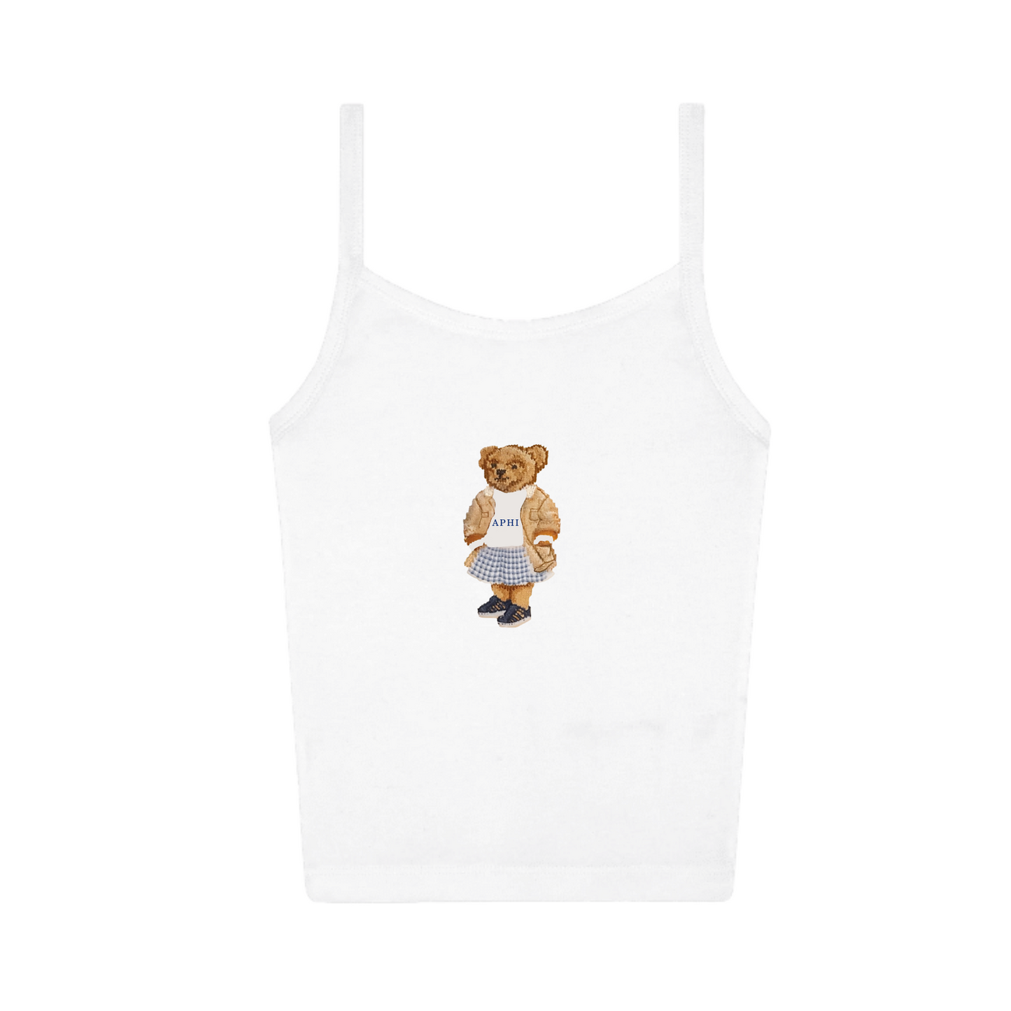 Alpha Phi Teddy Bear Tank Top