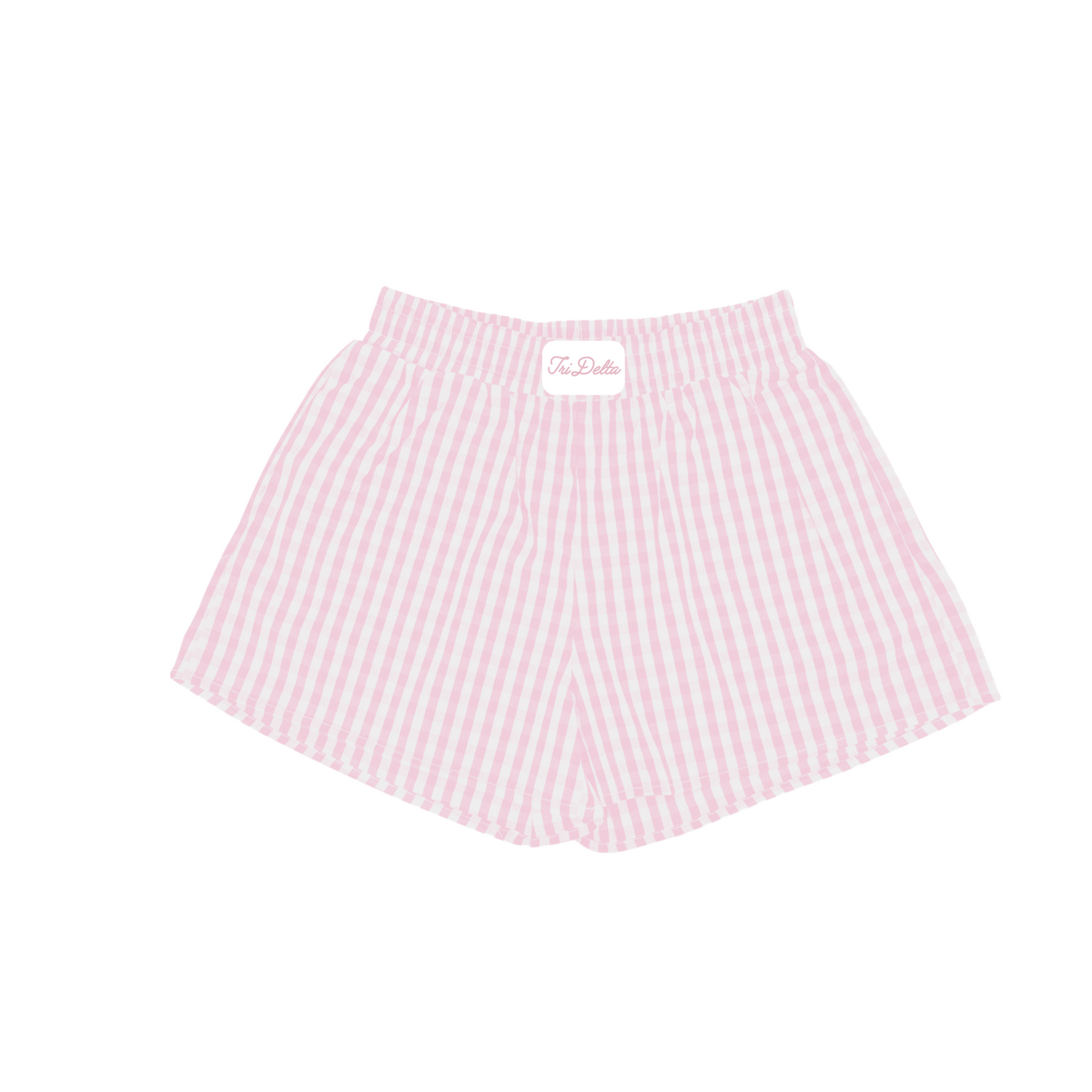 Tri Delta Pink Gingham Shorts