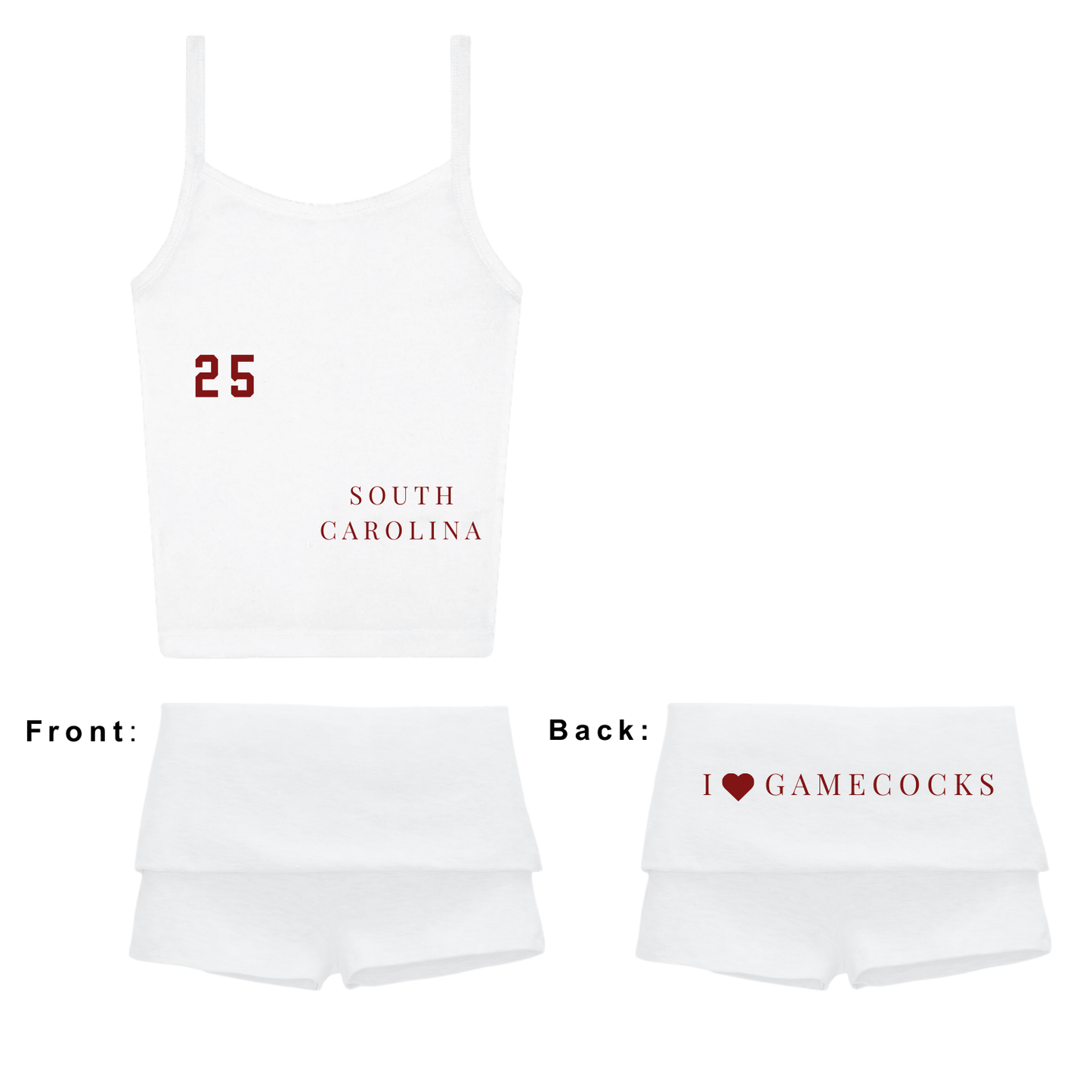 Tank Top / Yoga Shorts Set