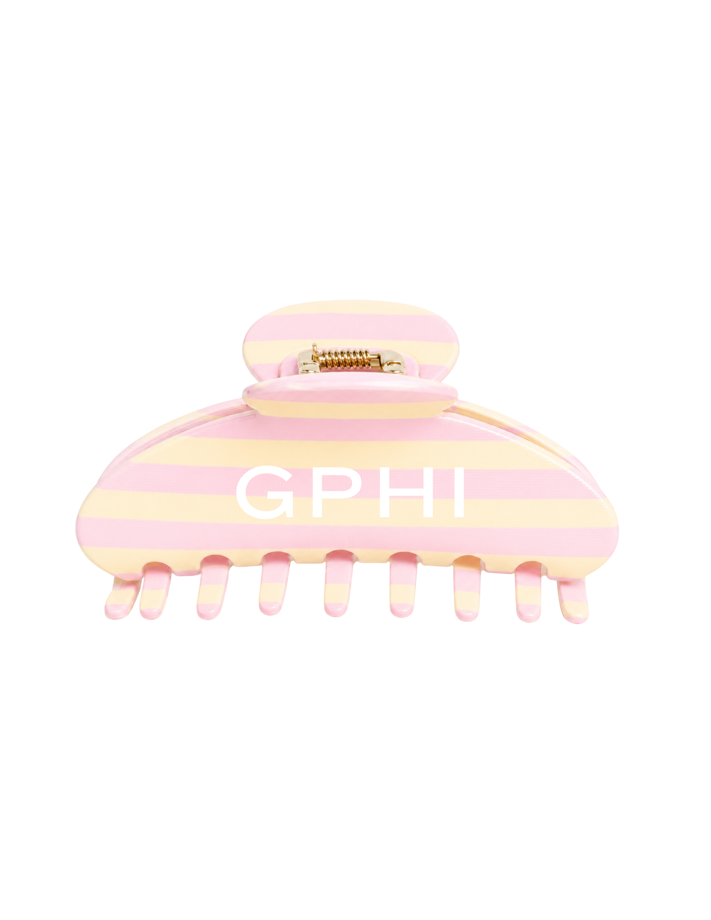 Claw Clip - Pink and Yellow