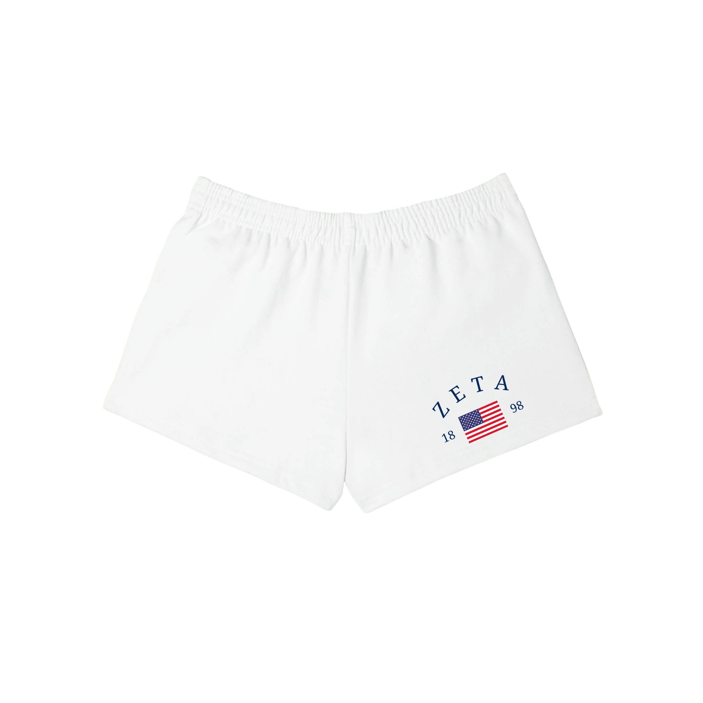 American Beauty Zeta Tau Alpha / ZTA 1898 Sweatshorts