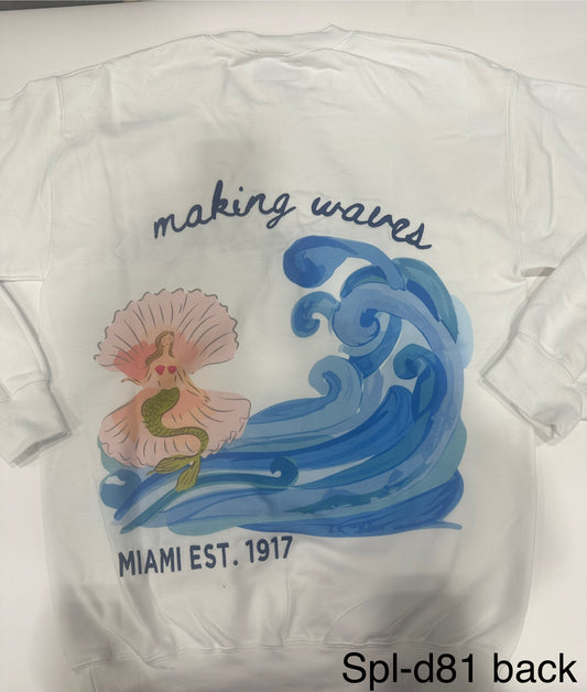 Deep Sea DPhie - Crewneck - White - S