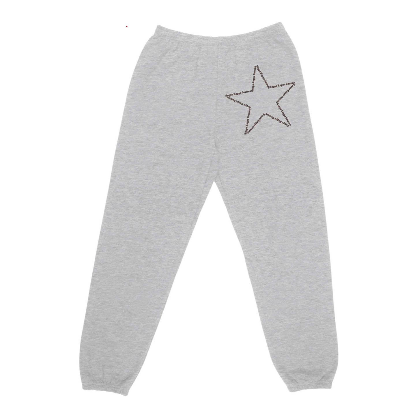 Kappa Kappa Gamma Star Sweatpants (Brown)
