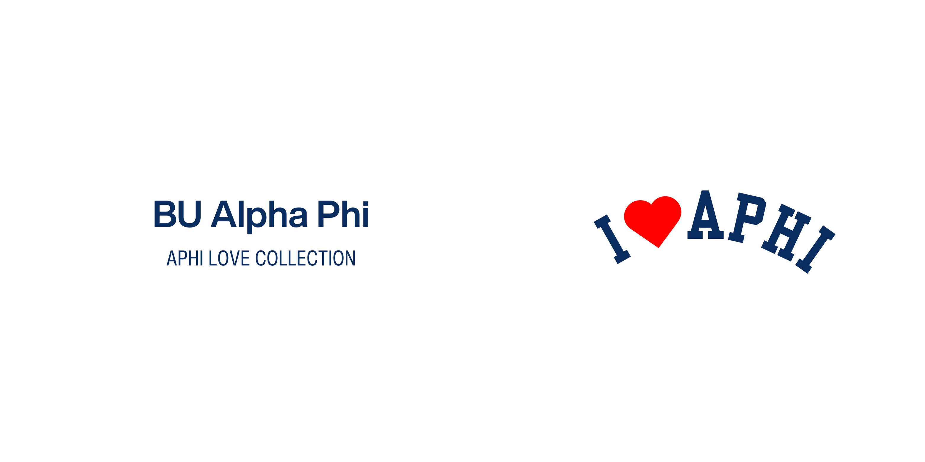 BU Alpha Phi - APHI Love Collection