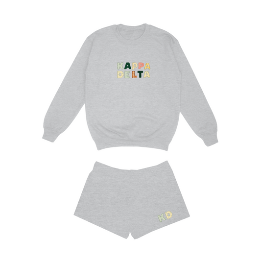 Crewneck / Sweatshorts Set