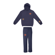 UMiami ZTA - Stellar Stars Hoodie / Relaxed Leg Sweatpants Set
