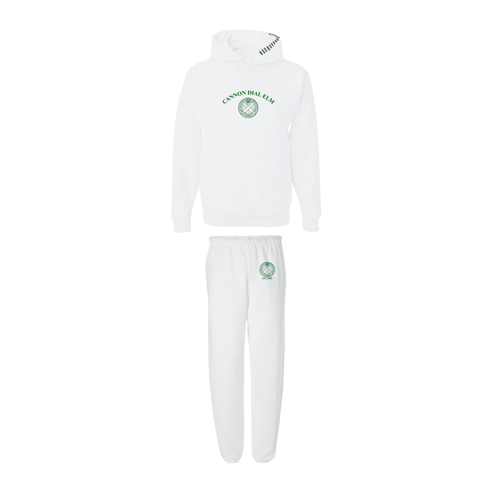 Princeton - The Cannon Club Hoodie / Sweatpants Set (White)