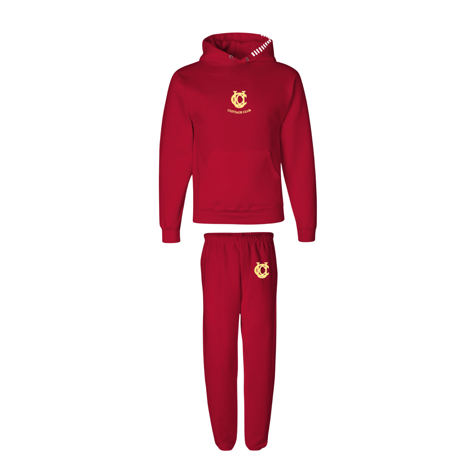 Princeton Reunions - University Cottage Club 2025 Classic Hoodie / Sweatpants Set (Red)