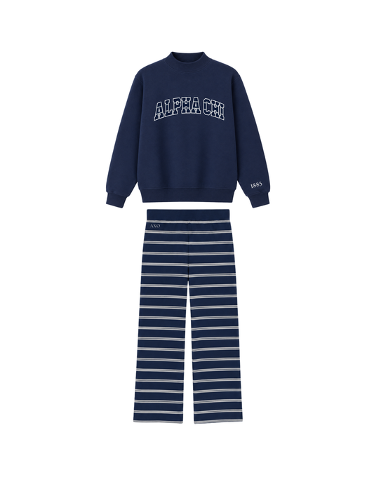 Mockneck / Sweatpants Set