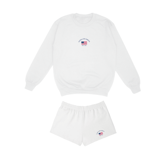 Crewneck / Sweatshorts Set