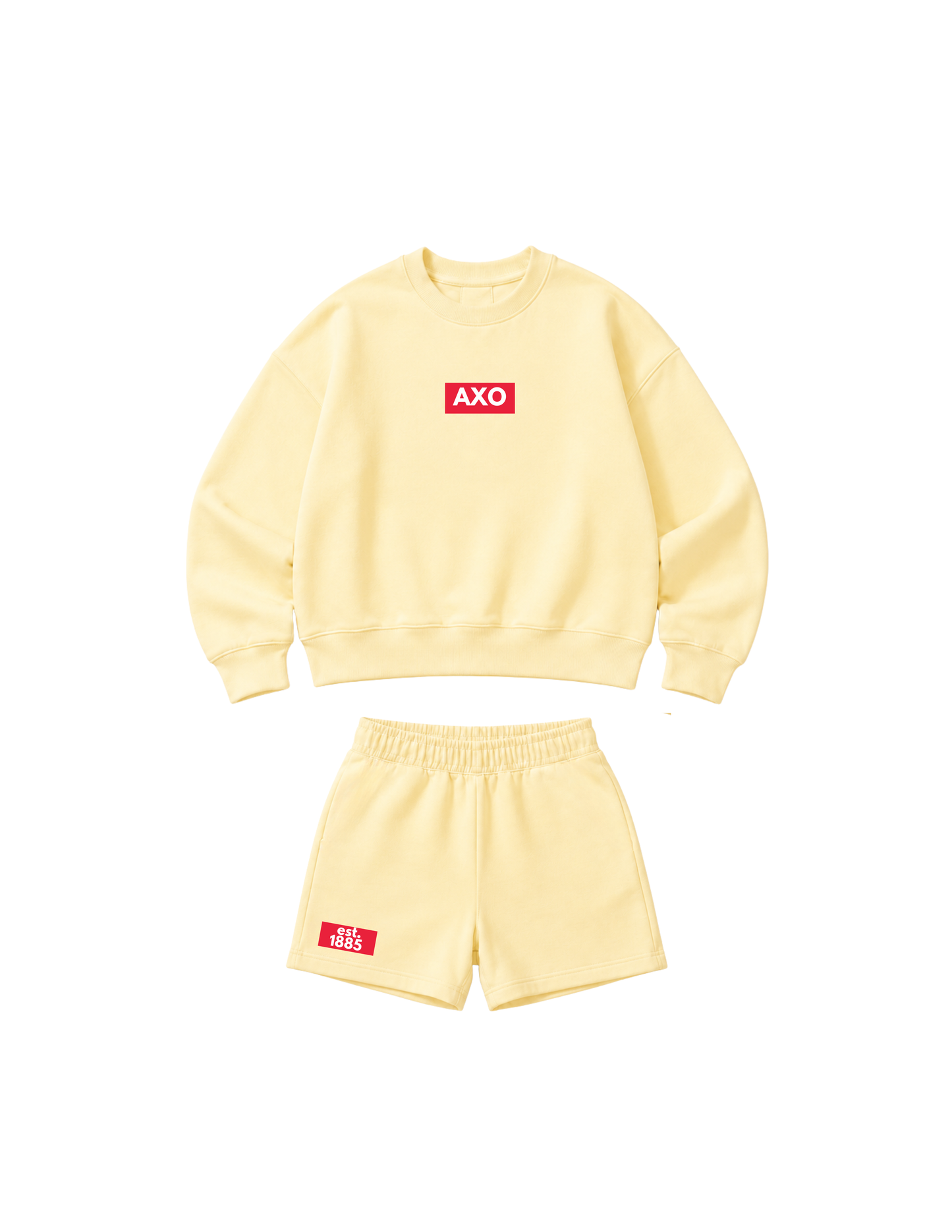 Crewneck / Sweatshorts Set