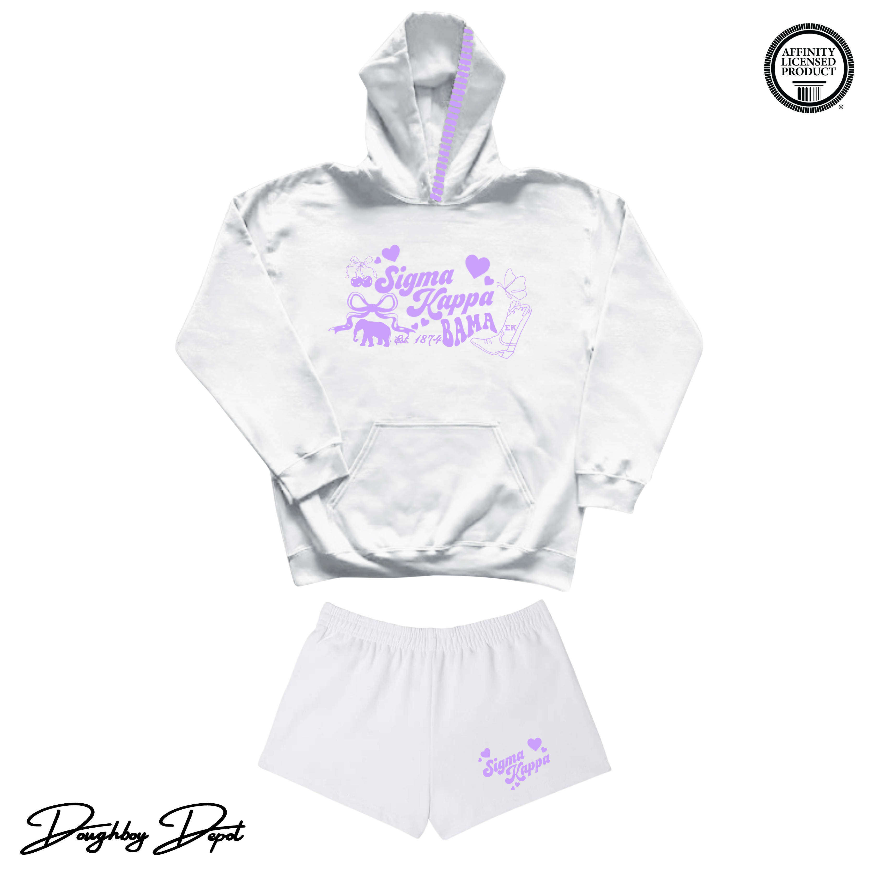 Alabama Sigma Kappa - 150th Anniversary Hoodie Summer Set