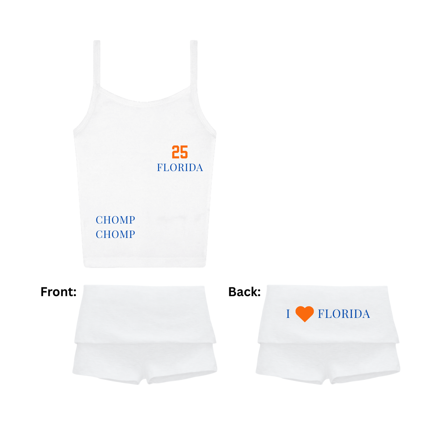 Tank Top / Yoga Shorts Set