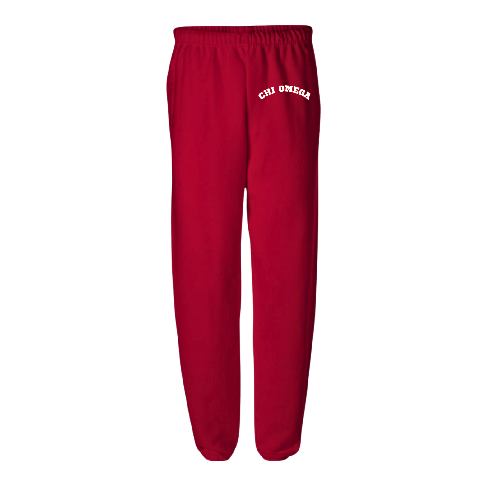 Kansas Chi Omega - Red Sweatpants