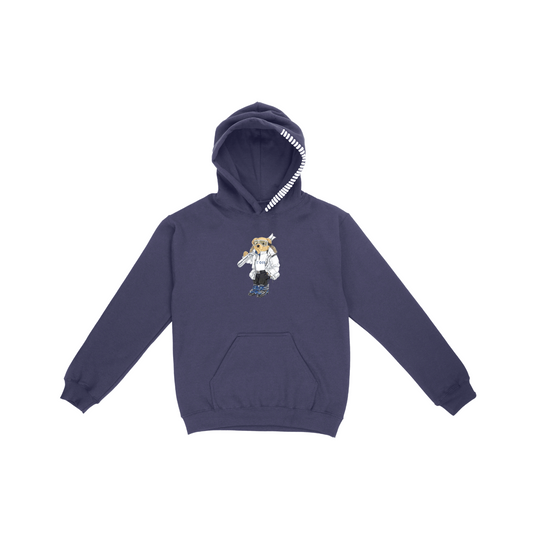 Gamma Phi Beta Winter Formal 24 Ski Bear Hoodie (Navy)