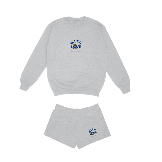 Crewneck / Sweatshorts Set