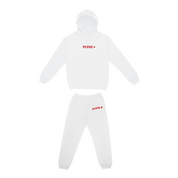 Denison Pi Phi - Denison Love Hoodie / Sweatpants Set (White)