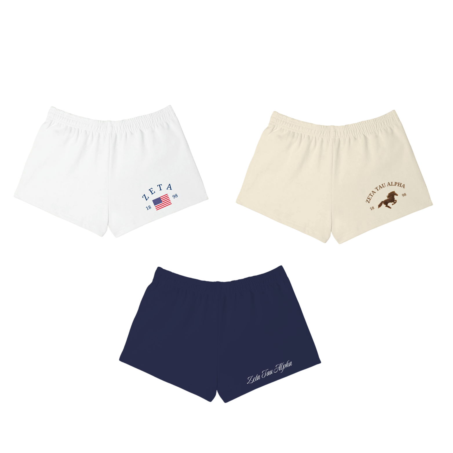 Charleston ZTA - Zeta Tau Alpha Sweatshorts