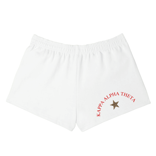 Kappa Alpha Theta / KAO Cheetah Star Sweatshorts