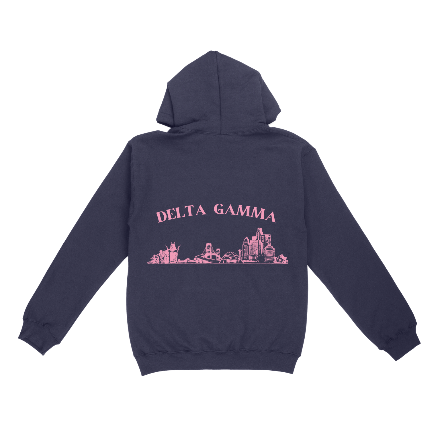 USC Delta Gamma - DG Dreamer Skyline Hoodie/Sweatshorts Set