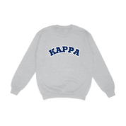 WFU KKG - Kappa Crewneck / Sweatshorts Set (Ash)