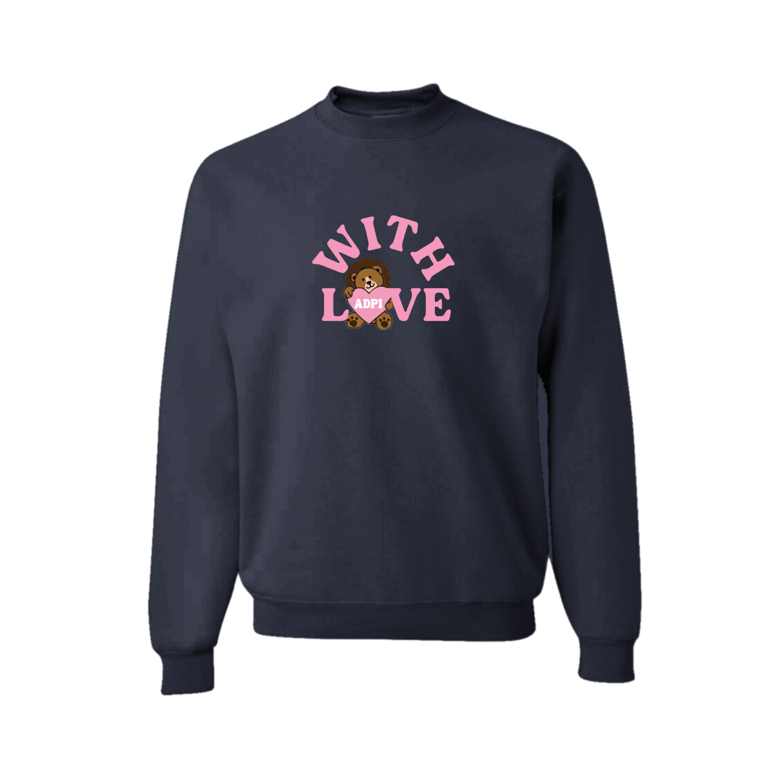 Arizona ADPI - With Love Crewneck / Sweatpants Set (Open Leg or Cuffed Leg)