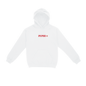 Denison Pi Phi - Denison Love Hoodie / Sweatpants Set (White)