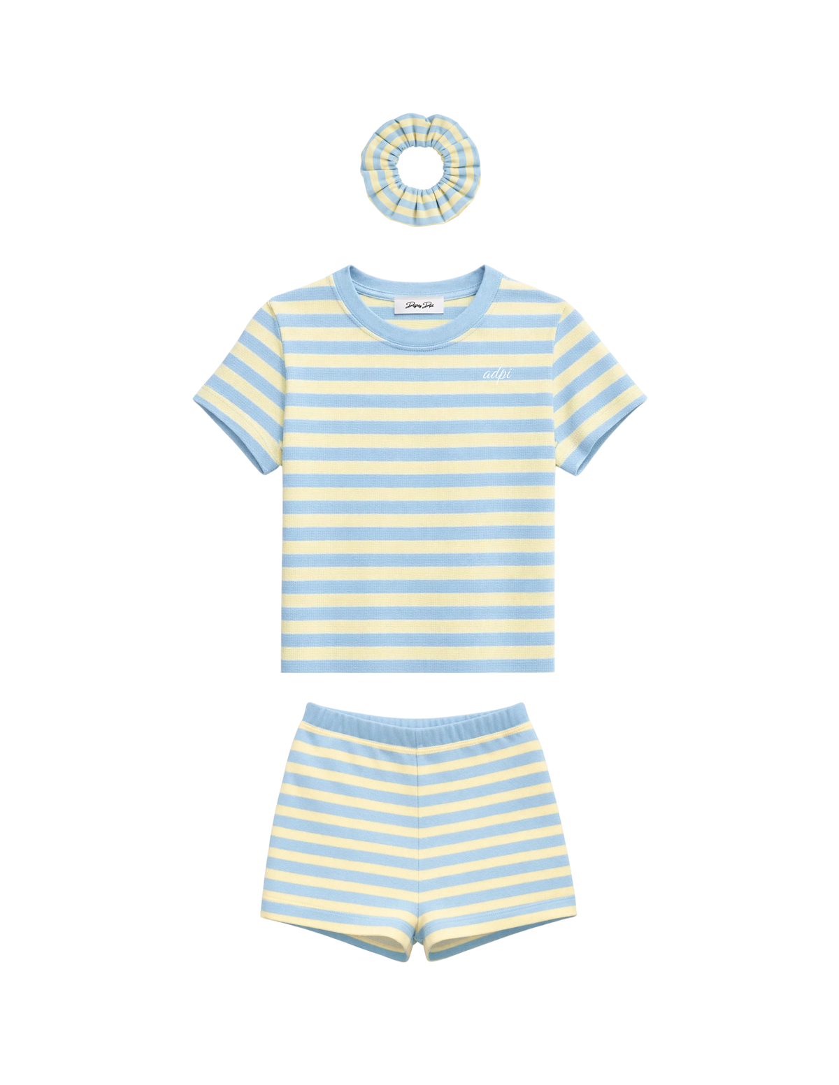 Striped Set and Scrunchie