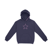 The Sick and Stacked Society - Stay Stacked II Hoodie / Relaxed Leg Sweatpants Set (Navy/Pink)