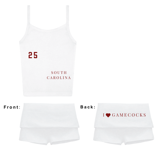 Tank Top / Yoga Shorts Set