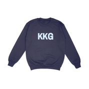 WFU KKG - Kappa Crewneck / Relaxed Leg Sweatpants Set (Navy)