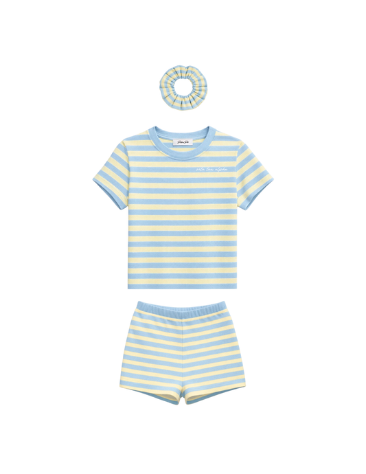 Striped Set and Scrunchie