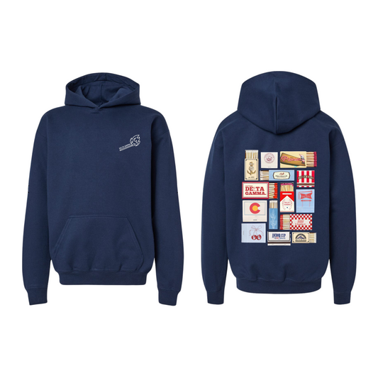 Denver Delta Gamma Matchbox Hoodie
