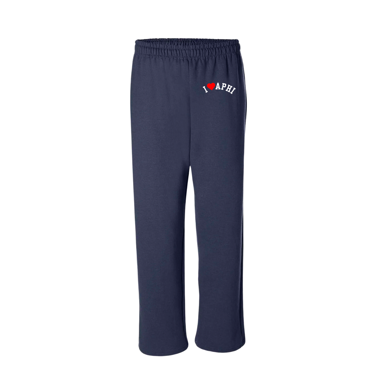 BU Alpha Phi - APHI Love Hoodie / Relaxed Leg Sweatpants Set (Navy)