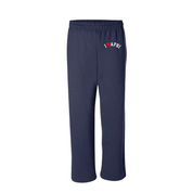 BU Alpha Phi - APHI Love Hoodie / Relaxed Leg Sweatpants Set (Navy)