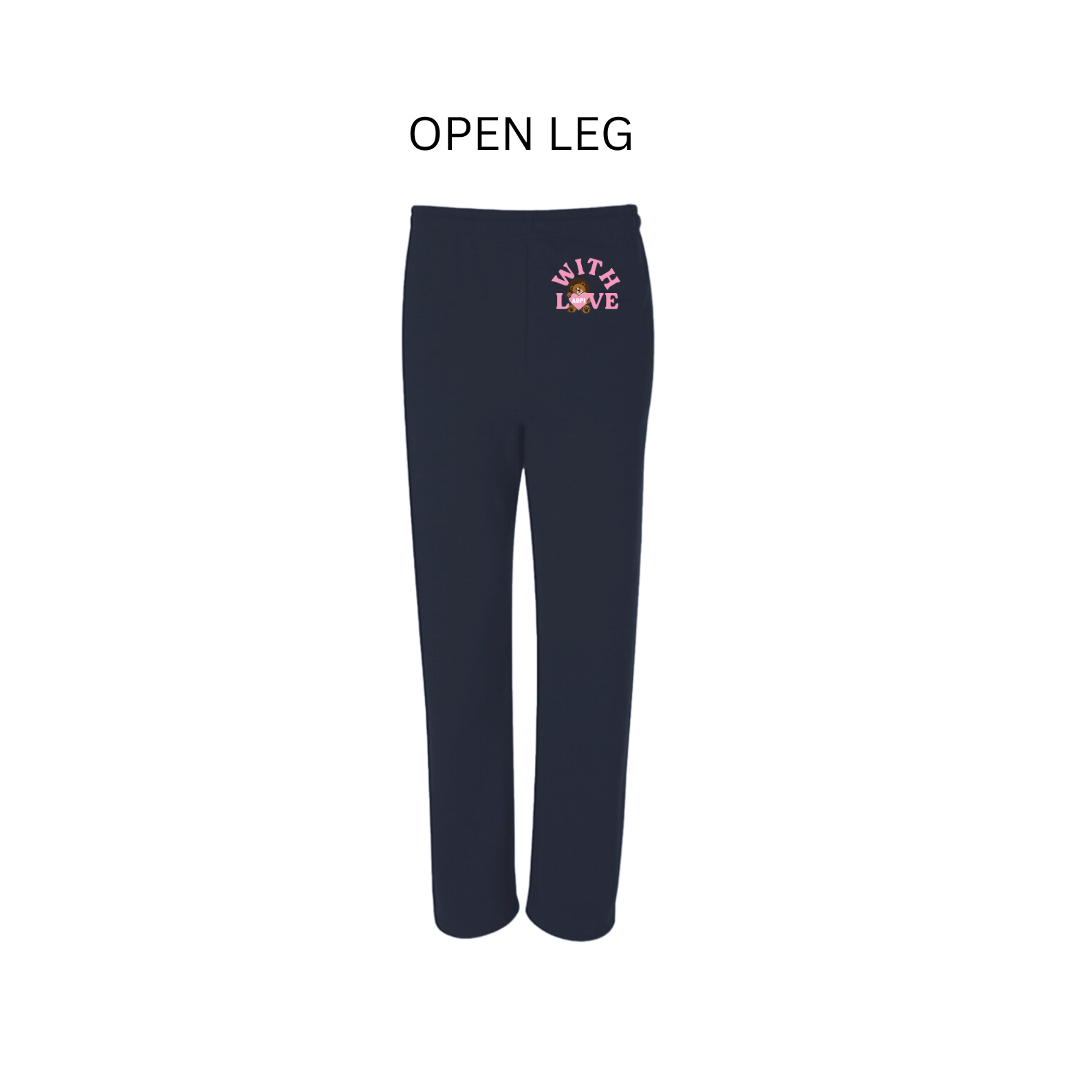 Arizona ADPI - With Love Hoodie / Sweatpants Set (Open Leg or Cuffed Leg)