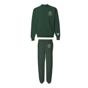 Princeton - The Cannon Club Crewneck / Sweatpants Set (Forest Green)