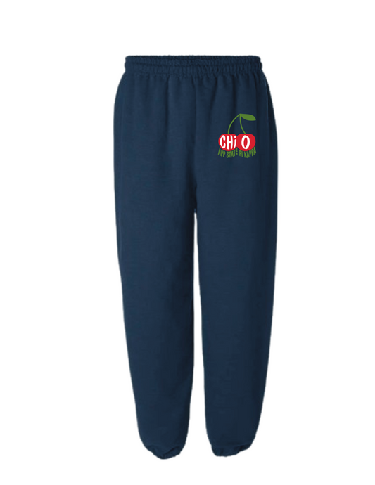 Chi Omega App State Pi Kappa Cherry Sweatpants