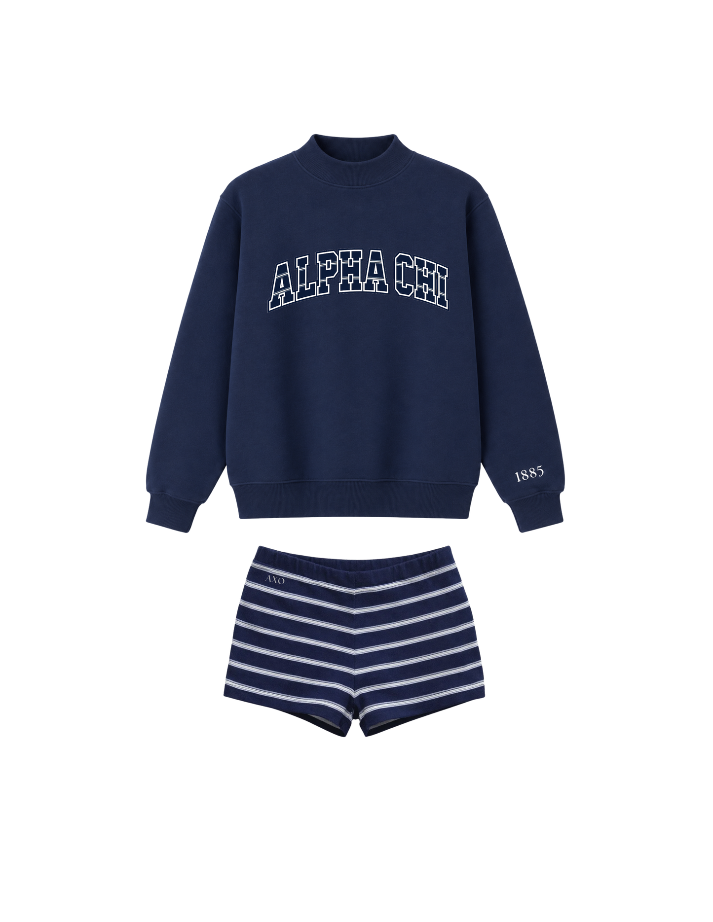 Mockneck / Shorts Set