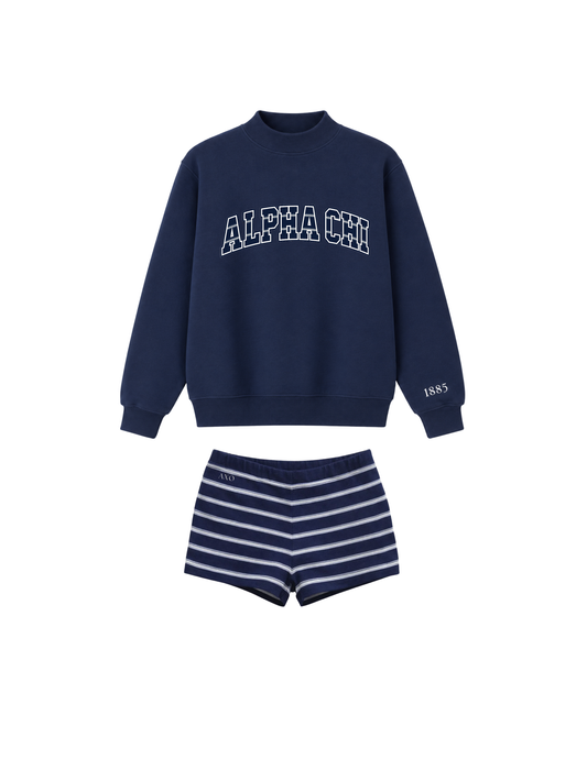 Mockneck / Shorts Set