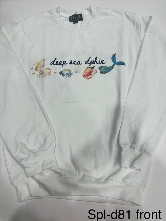 Deep Sea DPhie - Crewneck - White - S
