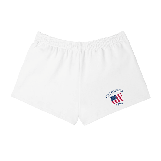 Chi Omega 1895 American Beauty Sweatshorts