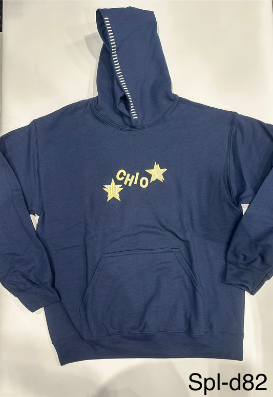 Chi O(mega) - Hoodie - Navy - M