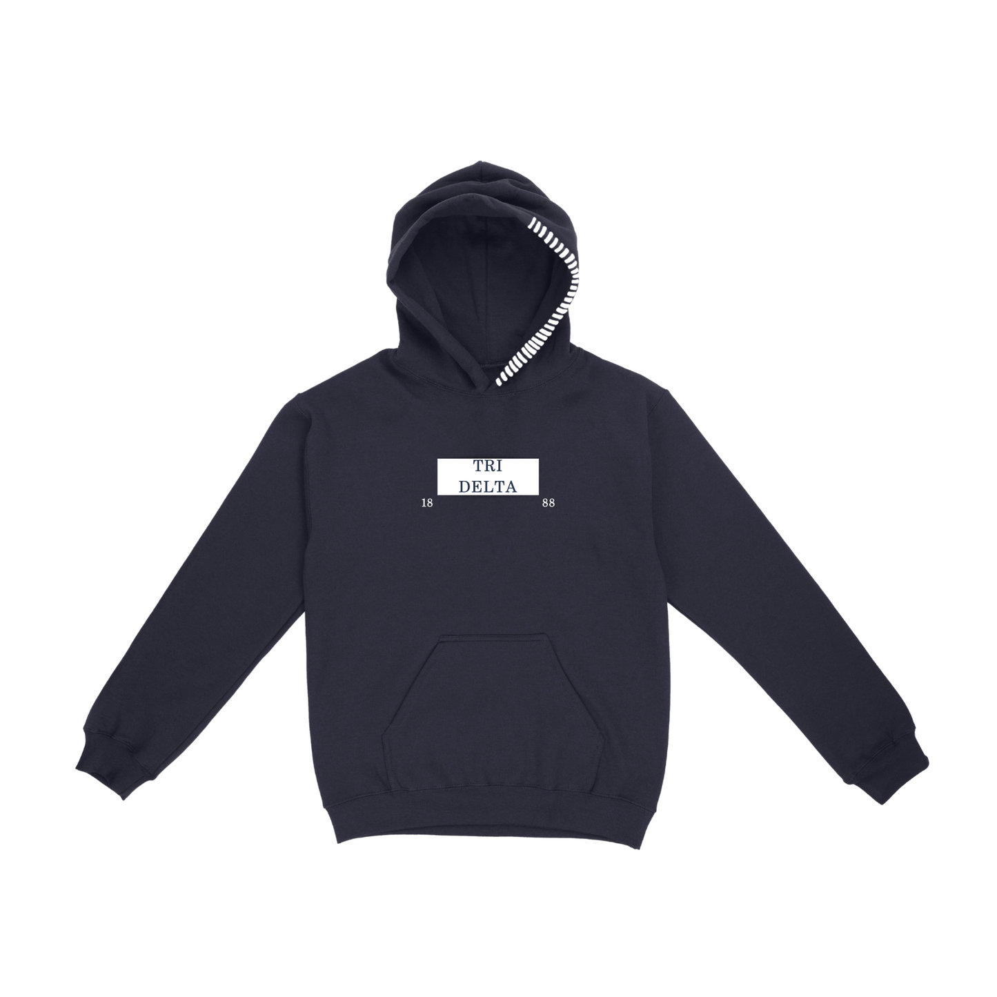 Tri Delta 1888 Hoodie (Navy)