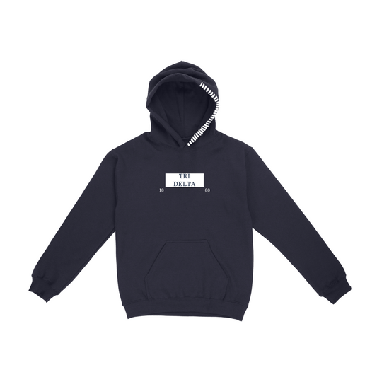 Tri Delta 1888 Hoodie (Navy)