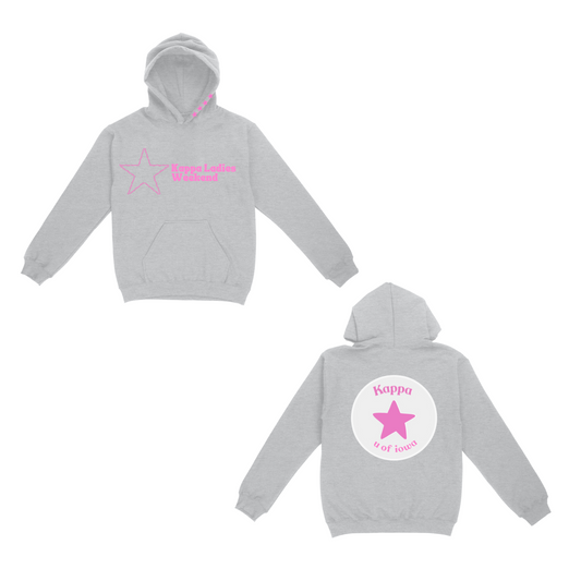 Ladies Weekend Kappa Hoodie (Pink)