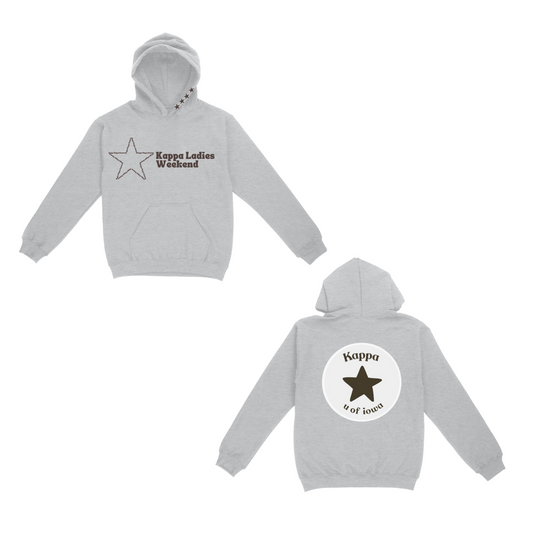 Ladies Weekend Kappa Hoodie (Brown)